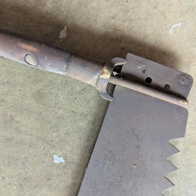 Antique Crosscut 2 Man Logging Saw 71" #9 (G)