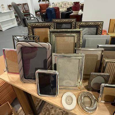 Lot of silver frames