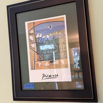 Picasso framed print