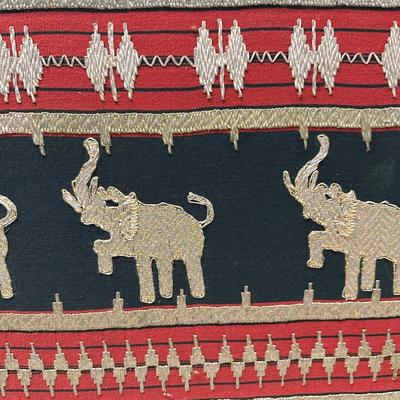 Framed Indonesian Textile Art