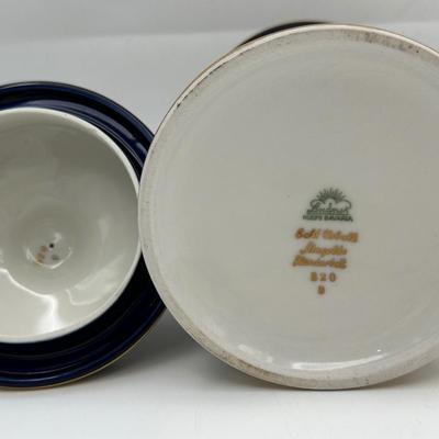 Lindner Cobalt Blue Porcelain Canister