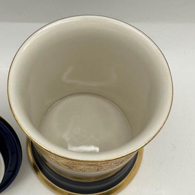 Lindner Cobalt Blue Porcelain Canister