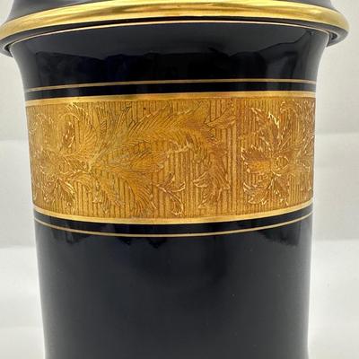Lindner Cobalt Blue Porcelain Canister