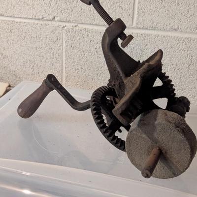 Vintage Bench Table Top Tool Grinder (TR)