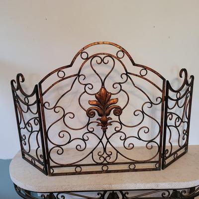 Three Panel Fireplace Screen Protector (PB-EL)