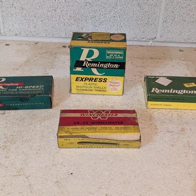 Remington & Winchester AMMO 30-30 38-55 Shotgun Shells (TR)