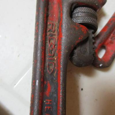 Vintage Hand Tools Saw With Teeth On Both Sides Wrenches Hammers Drill Saws (TR)