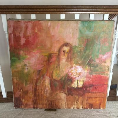 LOT 201: Collection of Oil Paintings some by Local Artist R. Coates, Signed & Dated