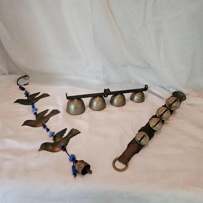 Two Sets of Brass Sleigh Bells & More (PB-JS)