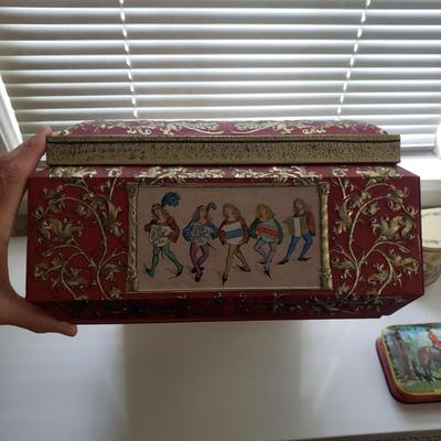 Vintage Unique Tins-English Tea, German (G-KD)