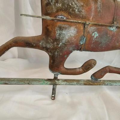 Three Vintage Copper Weathervanes (G-JS)