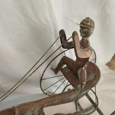 Three Vintage Copper Weathervanes (G-JS)