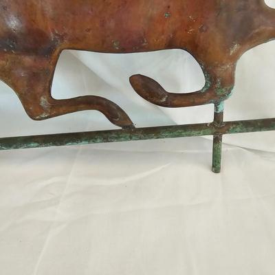 Three Vintage Copper Weathervanes (G-JS)