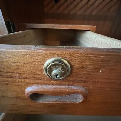 Spanish Colonial Style Solid Wood Armoire Wardrobe (PBN-RG)