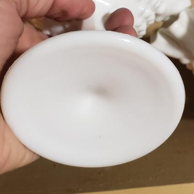 Large Lot of Fenton Milk Glass and More (G-KD)