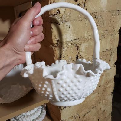 Large Lot of Fenton Milk Glass and More (G-KD)