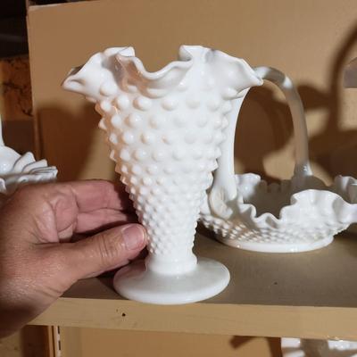 Large Lot of Fenton Milk Glass and More (G-KD)