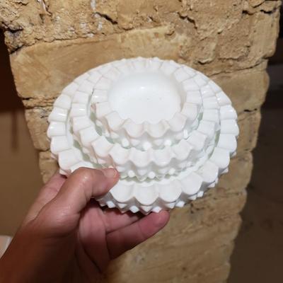 Large Lot of Fenton Milk Glass and More (G-KD)