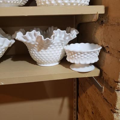 Large Lot of Fenton Milk Glass and More (G-KD)