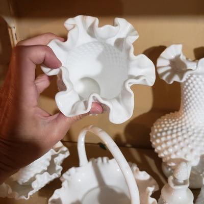 Large Lot of Fenton Milk Glass and More (G-KD)