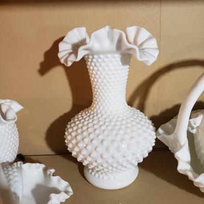 Large Lot of Fenton Milk Glass and More (G-KD)