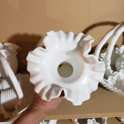 Large Lot of Fenton Milk Glass and More (G-KD)