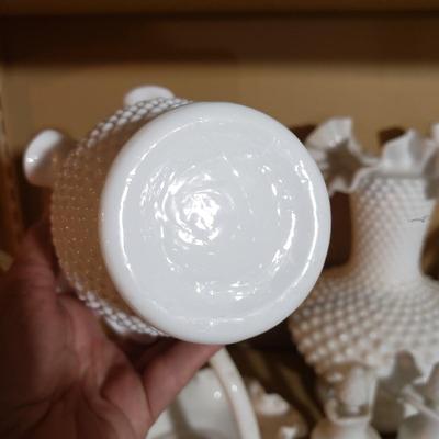 Large Lot of Fenton Milk Glass and More (G-KD)