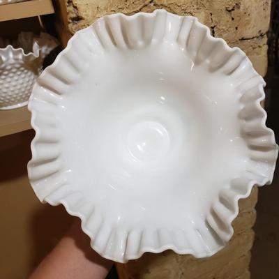 Large Lot of Fenton Milk Glass and More (G-KD)