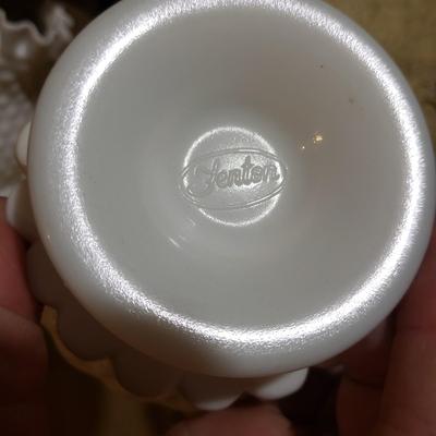 Large Lot of Fenton Milk Glass and More (G-KD)
