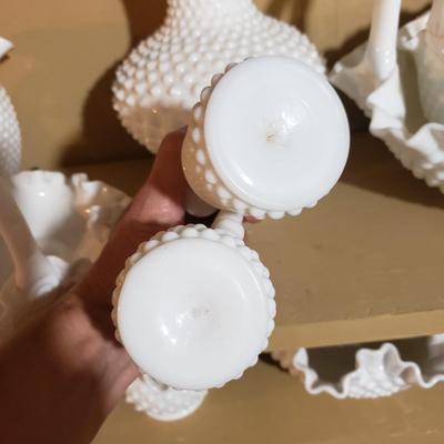 Large Lot of Fenton Milk Glass and More (G-KD)