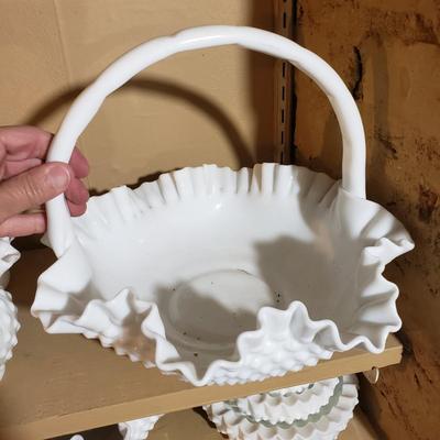 Large Lot of Fenton Milk Glass and More (G-KD)