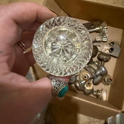 Glass Doorknobs and Iron Registers (G-BM)