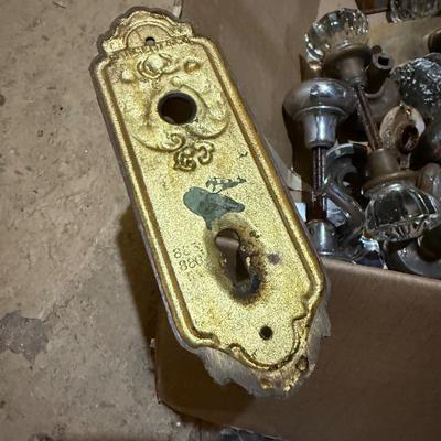 Glass Doorknobs and Iron Registers (G-BM)