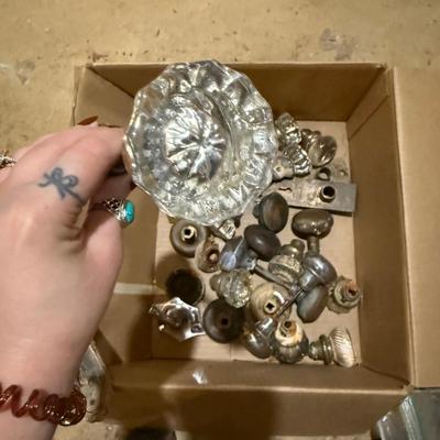 Glass Doorknobs and Iron Registers (G-BM)