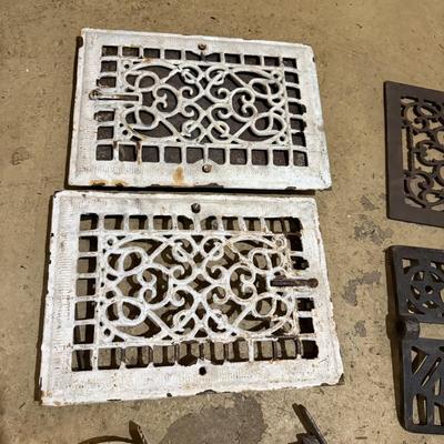 Glass Doorknobs and Iron Registers (G-BM)