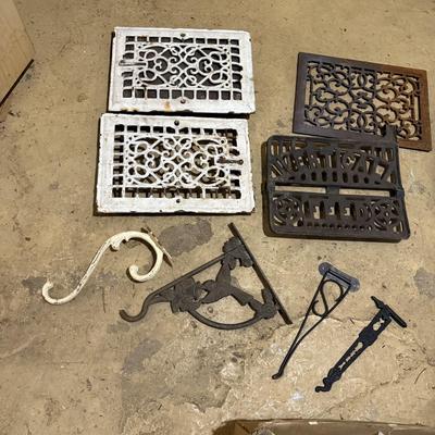 Glass Doorknobs and Iron Registers (G-BM)