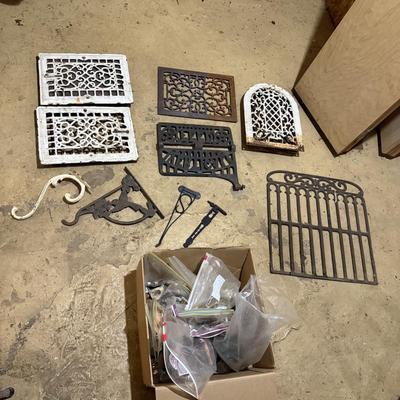 Glass Doorknobs and Iron Registers (G-BM)