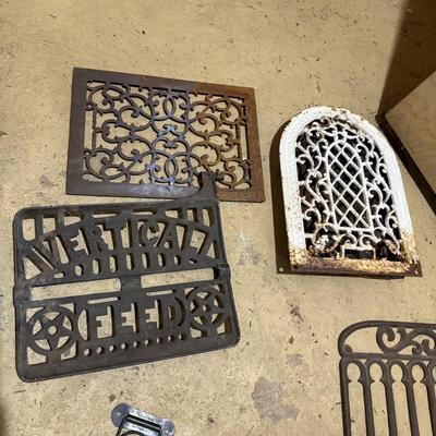 Glass Doorknobs and Iron Registers (G-BM)