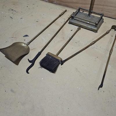 Fireplace Tools, Grate & Andiron Set (G-JS)