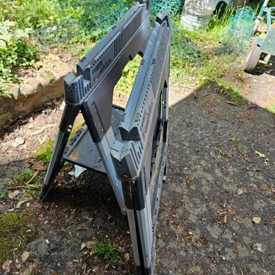 Pair Stanley Fat Max Sawhorses, Heavy Duty Hand Truck & More. (G-JS)