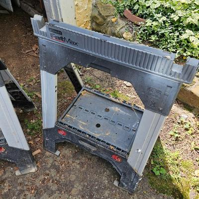 Pair Stanley Fat Max Sawhorses, Heavy Duty Hand Truck & More. (G-JS)