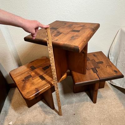 Lot 77 Puzzle side tables