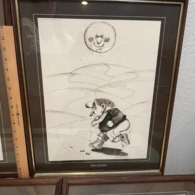 Lot 79 Sports Caractures Ltd Edition Prints signed