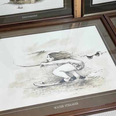 Lot 79 Sports Caractures Ltd Edition Prints signed