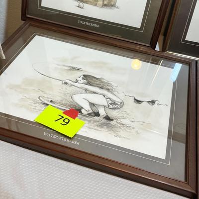 Lot 79 Sports Caractures Ltd Edition Prints signed