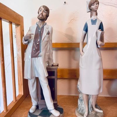 Lladro Doctor/Nurse combo lot 1