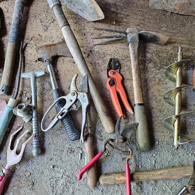 Assorted Yard, Garden & Hand Tools (G-JS)