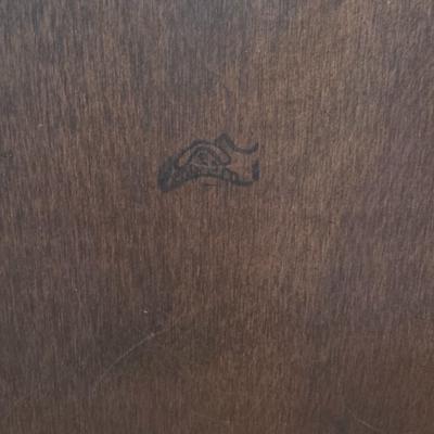 Brown book shelf