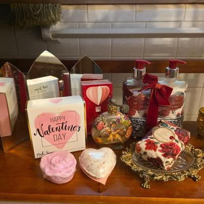 Pink Love soap and lotion Lot