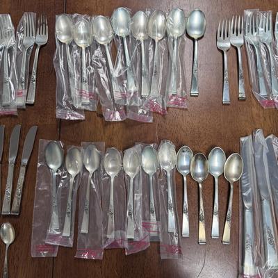 Collection of Reed & Barton “Classic Rose” Sterling Flatware and More (ST-DZ)